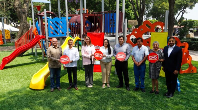 Renuevan el Parque de la Niñez Cholulteca: un espacio digno para las infancias