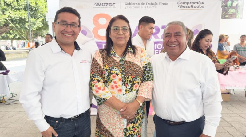 En Amozoc conmemoran el 8M con Feria Artesanal