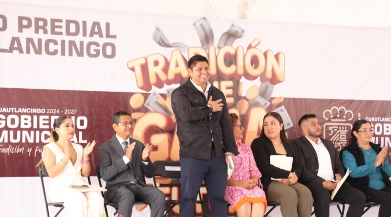 Gobierno de Cuautlancingo reconoce a contribuyentes cumplidos con Sorteo Predial