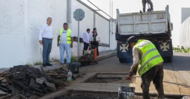 Supervisa Pepe Chedraui avance de trabajos de bacheo en la capital poblana
