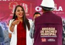 Con nuevos módulos de bacheo, Tonantzin Fernández refuerza la movilidad en San Pedro Cholula
