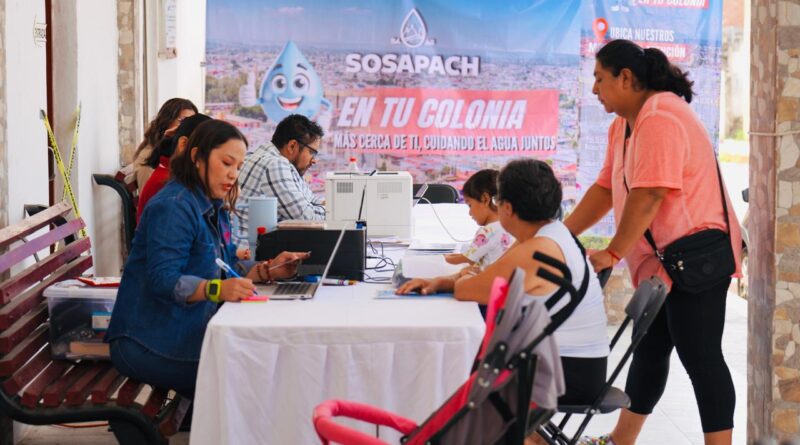 SOSAPACH en tu Colonia llega a Momoxpan para acercar servicios y atención ciudadana