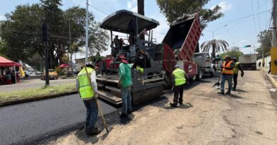 Fortalece Pepe Chedraui vialidades con el Tren Capitalino de Pavimentación