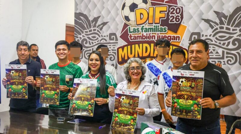 Tonantzin Fernández impulsa el deporte y la unión familiar con el “Mundialito DIF 2026”