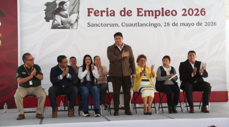 Cuautlancingo fortalece oportunidades laborales con Tercera Feria del Empleo 2026