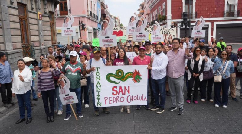 Desde Puebla, Tonantzin Fernández respalda el proyecto de transformación encabezado por Claudia Sheinbaum
