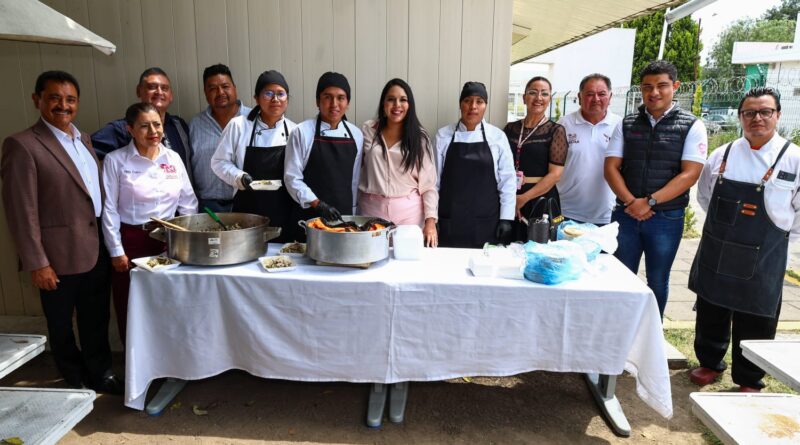 Con respaldo de Alejandro Armenta y Ceci Arellano, Tonantzin Fernández equipa centros educativos en San Pedro Cholula