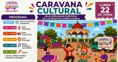 Gran Caravana Cultural en Los Reyes De Juarez