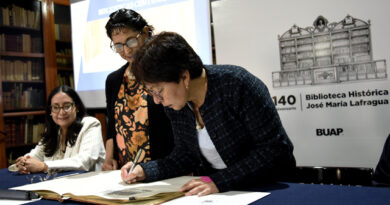 Inaugura Rectora Lilia Cedillo el Coloquio Internacional Bibliotecas Centenarias