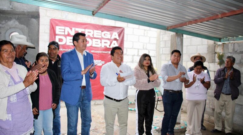 Avanza infraestructura básica en San Mateo Tlaixpan