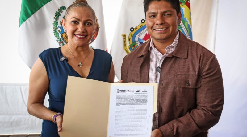 Cuautlancingo firma convenio con la Secretaría de las Mujeres