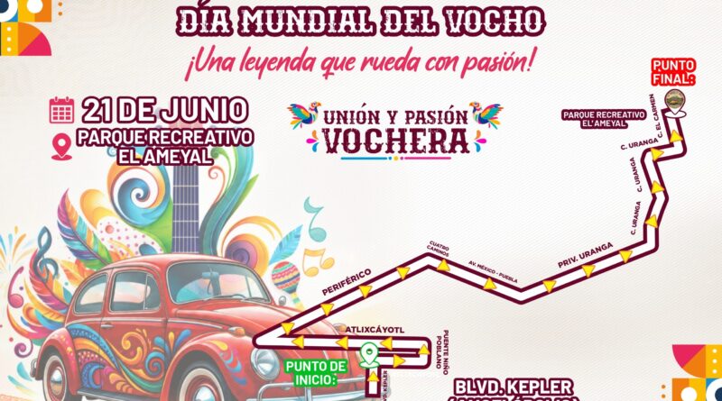 Cuautlancingo celebrará el Día Mundial del Vocho con caravana y exhibición