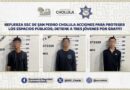 Refuerza SSC de San Pedro Cholula acciones para proteger los espacios públicos; detiene a tres jóvenes por grafiti