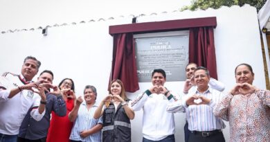Entrega Omar Muñoz pavimentación en Privada San Miguel