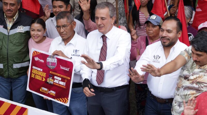 Encabeza Pepe Chedraui arranque de rehabilitación vial en la colonia Fraternidad Antorchista