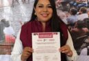 Recibe Tonantzin Fernández constancia de capacitación en materia de Humanismo Mexicano por parte de Morena