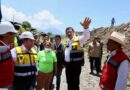 POR TIERRA Y POR AIRE, GOBERNADOR ARMENTA MIER RECORRE ZONA AFECTADA EN CIUDAD SERDÁN