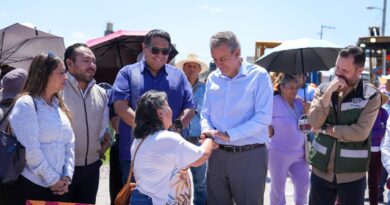 Con #CallesAl100 Pepe Chedraui impulsa trabajos de pavimentación en la Junta Auxiliar de Santo Tomás Chautla
