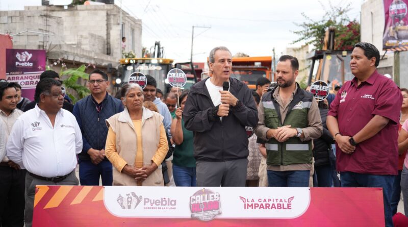 Arranca Pepe Chedraui rehabilitación vial en la Junta Auxiliar de San Sebastián de Aparicio