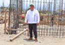 Supervisa Severiano de la Rosa Romero avances en la construcción del CBTIS No. 317 en Amozoc