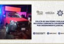 Policía de San Pedro Cholula recupera camioneta con reporte por ordenamiento judicial