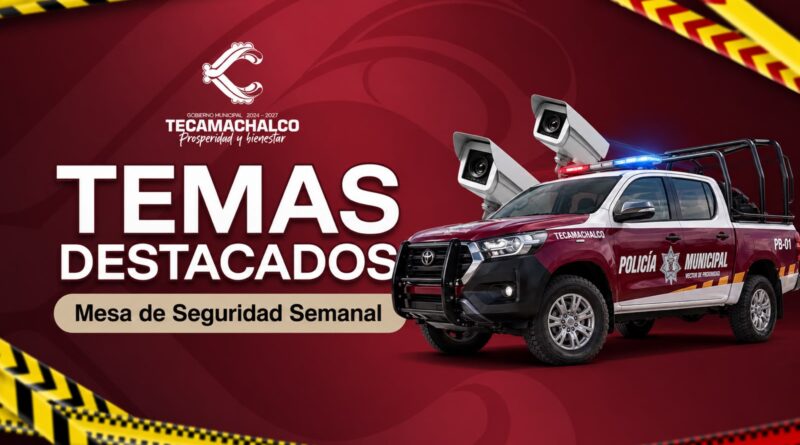 Mesa de Seguridad Semanal, resultados destacados del 29 de junio al 5 de julio