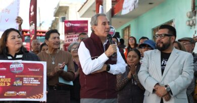 Encabeza Pepe Chedraui trabajos de rehabilitación vial en la Junta Auxiliar de San Jerónimo Caleras