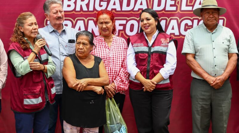 Tonantzin Fernández fortalece las acciones de mantenimiento urbano con la Brigada de la Transformación