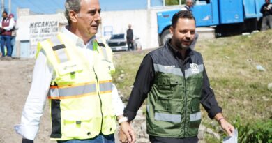 Supervisa Pepe Chedraui trabajos de limpieza y desazolve en vaso regulador Puente Negro