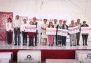 Omar Muñoz entrega 845 calentadores solares más a familias de Cuautlancingo