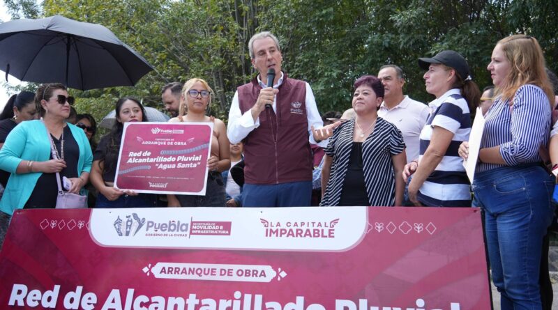 Arranca Pepe Chedraui construcción de Red de Alcantarillado Pluvial en Agua Santa