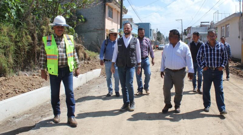 Avanza Gobierno de Pepe Chedraui con trabajos de rehabilitación vial en San Sebastián de Aparicio