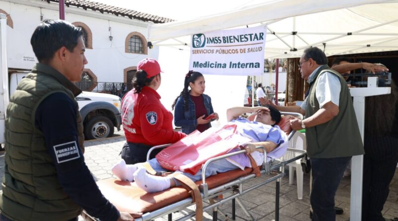 Familias de Chignahuapan reciben más de 20 mil atenciones médicas y labor social