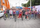 Omar Muñoz impulsa deporte y convivencia familiar con Rodada Eco-Urbana