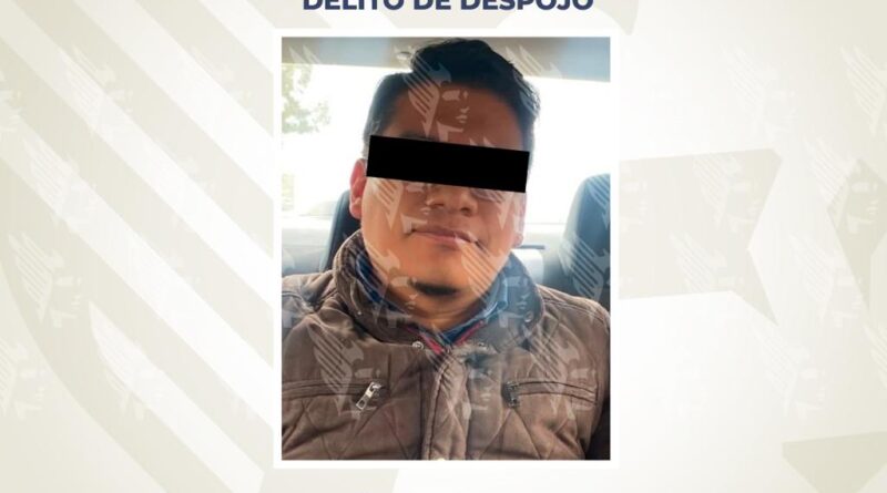 Cumplimenta FGE orden de aprehensión contra presunto asesorde normal rural por el delito de despojo