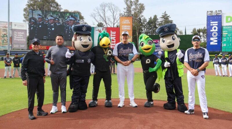 Encabeza Pepe Chedraui encuentro amistoso de béisbol entre Policía de la Ciudad y SSP Estatal