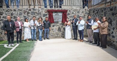 Fortalece Omar Muñoz infraestructura educativa en San Lorenzo Almecatla