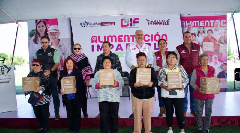 Lleva Gobierno de Pepe Chedraui programa “Alimentación Imparable” a San Felipe Hueyotlipan
