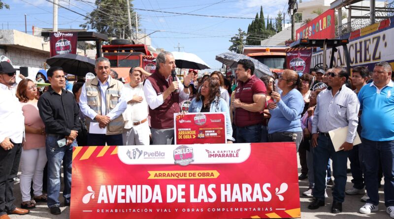 Encabeza Pepe Chedraui arranque de rehabilitación vial de avenida de Las Haras
