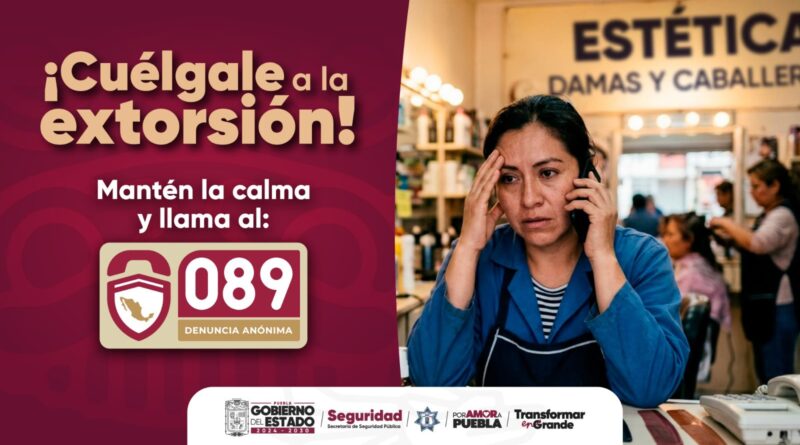 Brinda SSP atención en Tecamachalco para prevenir llamadas y mensajes de extorsión