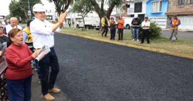 GOBIERNO DEL ESTADO TRANSFORMA VIALIDADES CON APOYO DE PEMEX Y TRENES DE PAVIMENTO