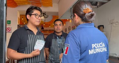 Fortalece Tonantzin Fernández acciones para prevenir extorsiones en comercios de San Pedro Cholula