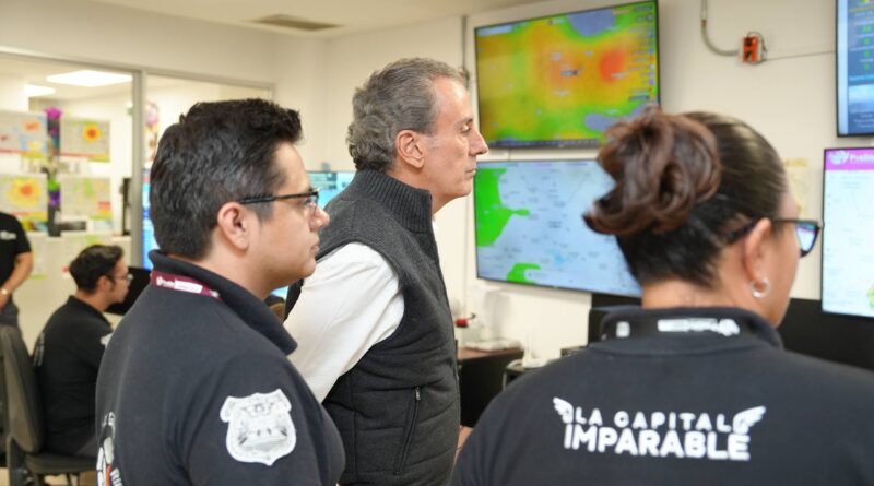 Supervisa Pepe Chedraui labores de monitoreo y alertamiento ante fenómenos de riesgo