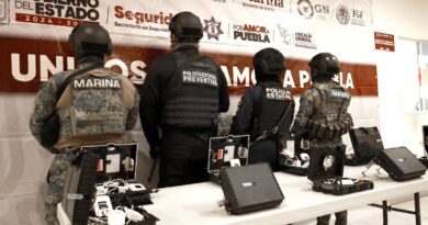 Fuerzas de seguridad ubican y desmantelan sistema de video vigilancia ilegal en Tepeaca