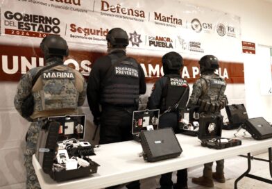 Fuerzas de seguridad ubican y desmantelan sistema de video vigilancia ilegal en Tepeaca