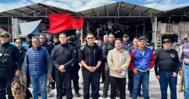 En Tecamachalco implementan operativo en la plaza sabatina